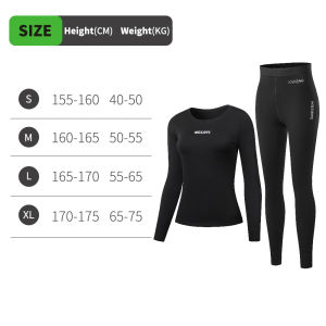 WOSAWE Womens Fleece Lined Thermal Underwear Set Motorcycle Skiing Base Layer Winter Warm Long Johns Shirts & Tops Bottoms
