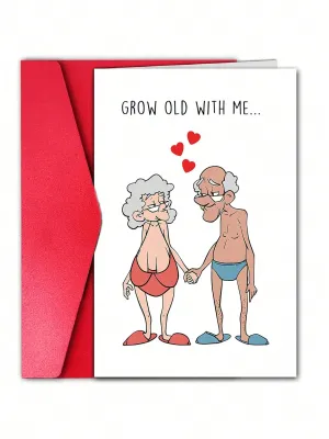 1pc Funny Love Card Valentines Day Card Anniversary Gift Birthday Card I Love You Thiiiiis Much Small Business Supplies Thank Y