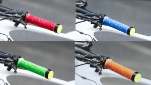 ROCKBROS Reflective Bicycle Handle Grip Shockproof Comfortable Mountain Bike HandleBar Anti-slip Confortable Ergonomic Bike Grips Bike Accessories