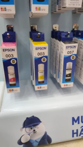 Mực in Phun màu Epson 057 ( C13T09D100 ->600) - Dùng cho máy in Epson L8050/ L18050 (Chính hãng)