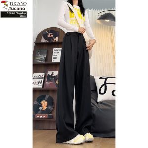 TUCANO | High-quality Drooping Trousers Straight Leg Wide-leg Trousers