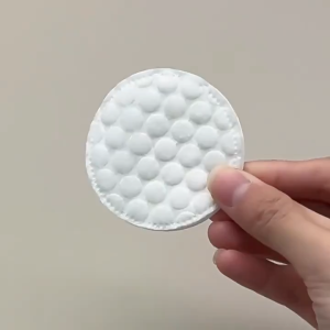 100pcs/bag Round Soft Makeup Removal Pads - Gentle Facial Cleansing Wipes Ultra-Soft for Daily Use
