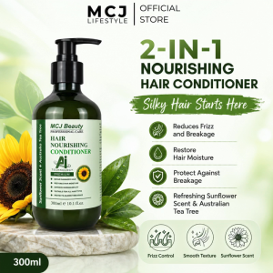 MCJ Beauty Nourishing Hair Conditioner with Sunflower Scent for Smooth Shiny Hair 300ml