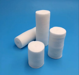 1Roll Breathable Gauze Roll Bandage Wound First Aid Gauze Sterile Elastic Bandage Medical Tape Wound Care