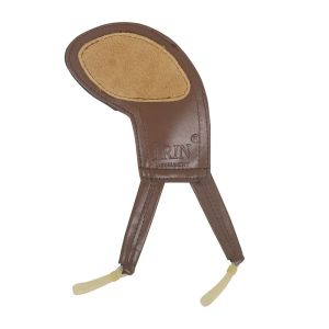 IRIN | Miếng Đệm Vai Đàn Violin IRIN - Miếng Đệm Má Bằng Da Tái Chế Vân Da Cừu Dành Cho Đàn Violin 1/16 Đến 4/4 Phụ Kiện Nhạc Cụ Màu Nâu Đen