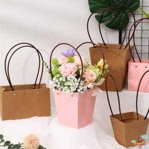 YUYOU | Waterproof Kraft Paper Flower Packing Bag Handbag