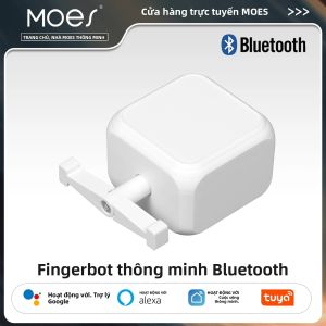 Nút Điều Khiển Thông Minh MOES Tuya Bluetooth Dạng Robot Ngón Tay Với Khả Năng Điều Khiển Bằng Giọng Nói Qua Alexa Và Google Assistant Cho Hệ Thống Nhà Thông Minh