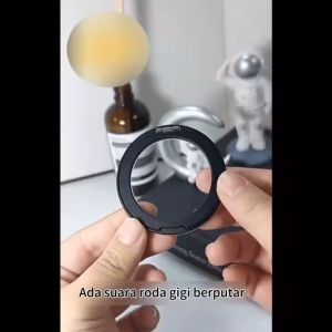 Dudukan Ponsel Bahan Metal Berperekat Yang Dapat Diputar 360 Derajat Ring Holder Magnetik