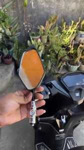 360° Side Mirror For Motorcycle Adjustable Folding Mechanism Fully Adjustable Holder