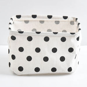 1/2/4pcs Linen Storage Basket for Clothes Toys Storage Organizer Underwear Storage Box Office Stationery Desk Organizer Storage