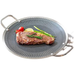 TanXianZhe | Outdoor Indoor Dual Use Grill Pan 304 Stainless Steel