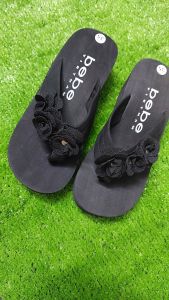 Dép Kẹp Xốp nữ đế Xuồng quai Hoa cao 5 cm 7cm  hàng loại 1 có video sp thật