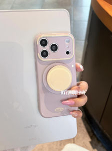WEIXIN | Magnetic Adsorption Ins Style Colorful Mirror Frame Bumper Case for iPhone