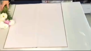 20pcs 58*58cm Floral Wrapping Paper Border Stripe Design Waterproof for Bouquet Gift Wrapping