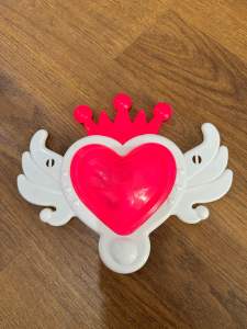 BENTUK LOVE ( MUSIC+LAMPU ) Tameng Sepeda anak Mini Tebeng Shield Bmx Bicycle Kids Setang Depan