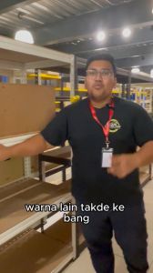 TTF Rack™ RAKKU RACK /Height 243cm 5 Levels /Boltless Rack Black Warehouse Rack Office Rack Rak Besi Heavy Duty Rack