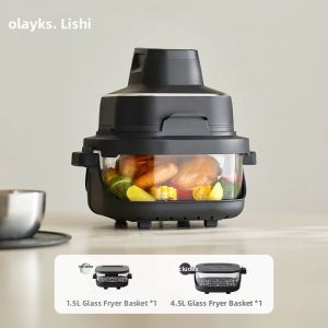 Olayks | Instantly Glass Easy-to-Use Large Capacity Toaster Oven