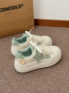 Casual Star Embroidery Thick Bottom Platform Slip-On Womens Shoes Summer 2024 Fashion Trend Comfortable Versatile Flat Sneakers