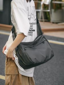 Túi Đeo Vai Đơn Dung Tích Lớn Thời Trang Nam Túi Đeo Chéo Thường Ngày Túi Đeo Vai Đơn Giản Phong Cách Hàn Quốc 2023 Túi Đeo Chéo Thời Trang