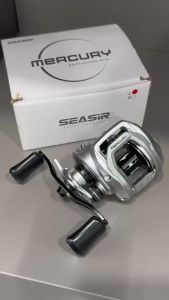 SEASIR X SEAHUNTER MERCURY Reel Pancing Baitcasting Kiri/Kanan BC Reels Rasio Gir 72:1 Sistem Rem Magnetik 10 Tingkat Bantalan Bola 5+1 Gagang Daya Pegangan Karet Tarikan Maksimum 8kg dengan 8pcs Magnet Drag Clicker #RyobiSeasir