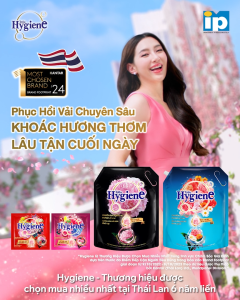 Combo 3 Nước Xả Vải Đậm Đặc Hygiene 1.1L