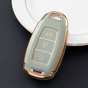 3 Buttons TPU Car Key Case Cover for Hyundai LA FESTA Kona 2021 Creta 2 Solaris I30 Ix35 Azera ELANTRA GRANDEUR IG Auto Key Bag