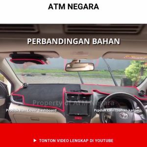 COVER DASHBOARD PREMIUM NEW AVANZA Tahun 2012-2021 Aksesoris Alas Pelindung Dasbor Mobil