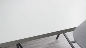 Steel Monitor Mount Reinforcement Plate for Thin Glass and Other Fragile Tabletop