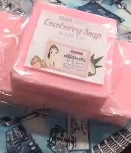 BODY 3 PACKS SOAP WHITENING JENNA ESSENCE COCOBERRY BODY SOAP original whitening berry soap