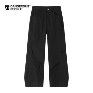 Cool Loose Sports Casual Pants Wide Leg Design Casual Trousers for Youth Polyester Fiber All Seasons Fashionable Trendy