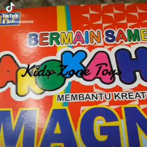 Mainan Bermain Belajar Edukasi huruf dan Angka ABC 188 HA / HM / Magnet