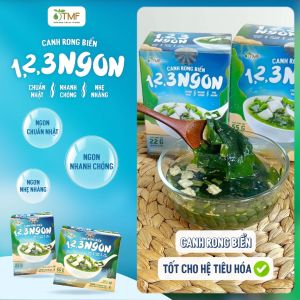 2 gói canh rong biển ăn liền nấu canh không bột ngọt cho bé TÂM MINH FOODS