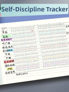 Self-discipline Daily Planner Habit Formation Time Management Notebook