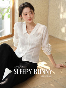 Fall Commute Versatile Comfortable Tencel Linen Women Shirt