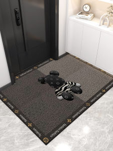 Modern Simple Door Mat Indoor Entrance Rug Dust Removal Dirt Resistant Cuttable Anti-Slip Doorway Floor Carpet Mat