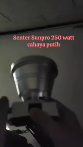 Senter Kepala 250W Cahaya Putih Super Terang LED SUNPRO SL-992 Waterproof Tahan Air | Senter Isi Ulang Rechargeable Camping Tahan Lama Headligh