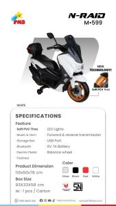 Mainan Anak Motor Motoran Aki Honda PCX PMB M-988