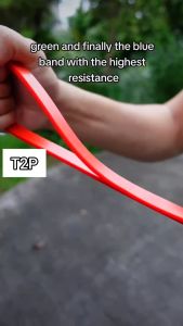 T2P Resistance Band for Pull Up Long Resistance Band Yoga Band Exercise Band Pull Up Assistant To Attached To Pull Up Bar Stretching Normal Strength