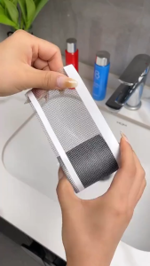 Cuộn Lưới Dán Lọc Rác Cống Thoát Nước Nhà Tắm - Miếng Dán Ngăn Tóc Rụng Lông Thú Cưng Chống Tắc Nghẽn Cống Tiện Lợi - Miếng Lưới Sợi Thủy Tinh Lọc Rác - Cuộn Dán Chặn Rác Miệng Cống