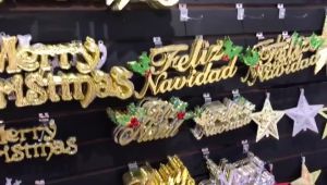 Chữ Merry Christmas Đơn Giản CH05 Trang Trí Cây Thông Noel TTNTSS510