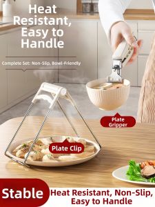 YUHANG | Heat Resistant Kitchen Tongs Stainless Steel