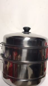 Steamer Panci Kukus Dandang Stainless Steel Soup 3 Susun