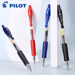 3pcs Japan Pilot Gel Pens Large Capacity BL-G2 0.5/0.7mm Writing Pen Red Blue Black School Office Supplies Childrens Stationery