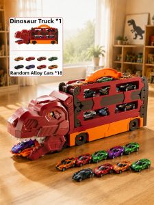 BABYSHOME | New Dinosaur Track Transforming Sliding Toy Car