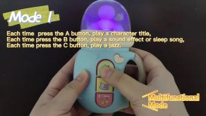 Toys For baby Educational early education music rattle multifunctional teether bottle toy #LQ-220