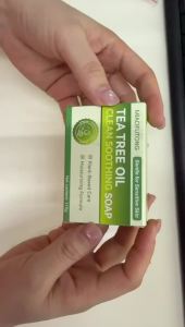 MIAOFUTONG Gentle For Sensitive Skin TEA TREE OILANTIFUNGAL SOAP Plant-Based Care Moisturizing FormulaG Lmproving Acne