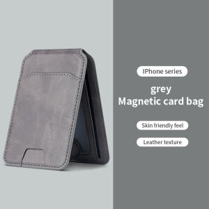 szhaiyu | For Magsafe Accessories Wallet Magnetic Leather Case For iPhone 17 16 15 14 13 12 Pro Max Phone Bag 3 Card Holder Cover