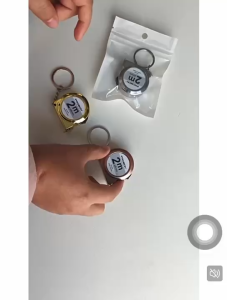 Small Tape Measure Retractable Pocket Tape Measure Keychain 6foot 2M Stainless TP-PH