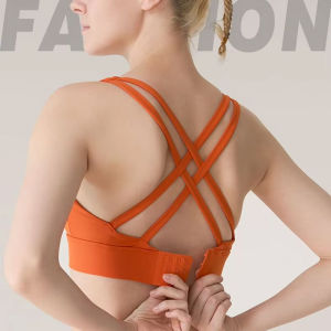 Fashion Cross Back Women Sport Bra Top Woman Breathable Underwear Women Fitness Yoga Sports Bra For Women Gym Athletic Vest👚👚