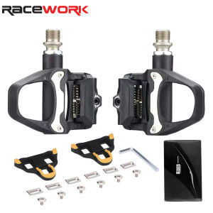 RACEWORK | RACEWORK R26 Road Bike Pedals Bicycle Sealed Bearing Nylon Self-locking Pedal For SHIMANO SPD-SL System